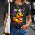 Mardi Gras Rubber Duck New Orlean Carnival Festival T-Shirt Gifts for Her