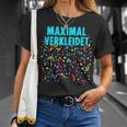 Maximally Dressed With Confetti Costume For Carnival Fancy Dress T-Shirt Geschenke für Sie