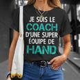 Meilleur Coach Handball Super Entraîneur Équipe De Hand T-Shirt Cadeaux pour elle