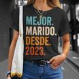 Mejor Marido Desde 2023 1 Aniversario De Boda 1 Año Camiseta unisex Regalos para ella