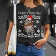 Merry Christmas Ornament Whiskered Screech-Owl Ugly Xmas T-Shirt Gifts for Her