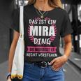 Mira Name First Name T-Shirt Geschenke für Sie