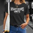 Misanthropes Unite Astociales Inverted Distressed T-Shirt Geschenke für Sie