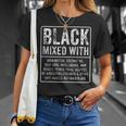 Mixed With Shea Butter African American History Month Tank Top T-Shirt Gifts for Her