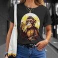 Mono Bebiendo Cerveza Bebedor De Cerveza Divertido Gorila Borracho Sim Camiseta unisex Regalos para ella
