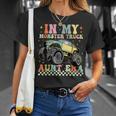 In My Monster Trucks Aunt Era Groovy Family Matching T-Shirt Gifts for Her