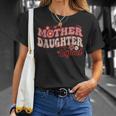 Mother Daughter Squad Matching Mom Groovy T-Shirt Gifts for Her
