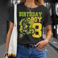 Motocross Mx 8º Regalo 8 Años De Edad Dirt Bike Fiesta De Cumpleaños Camiseta unisex Regalos para ella