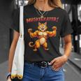 Muscle Soreness Cat Fitness With Cat Motif T-Shirt Geschenke für Sie