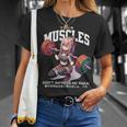 Your Muscles Don't Impress Me Baka Anime T-Shirt Gifts for Her