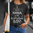 Nana Of The Birthday Boy Cool Matching Family B-Day T-Shirt Gifts for Her