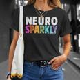 Neuro Sparkly Sped Teacher Autism Awareness Neurodiversity T-Shirt Gifts for Her
