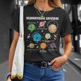 Neurodiverse Universe Space Planet Special Education Teacher T-Shirt Gifts for Her