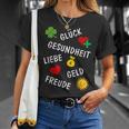 New Year's Eve Birthday New Year Outfit Wishes Lucky Charm T-Shirt Geschenke für Sie