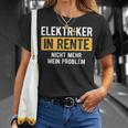 Nicht Mehr Problem Rente Craftsman Electricians T-Shirt Geschenke für Sie