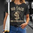 No Tags No Restarts Cowboy Western Country Fan Line Dance Cuello Camiseta unisex Regalos para ella