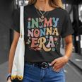 In My Nonna Era Retro Groovy Nonna Butterfly T-Shirt Gifts for Her