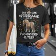 Norwegian Fjord Horse Glitter Horse Riding Fjordi T-Shirt Geschenke für Sie