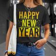 Nye New Year's Eve Party Confetti Fireworks Happy New Year T-Shirt Geschenke für Sie