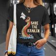 Octopus Save The Kraken T-Shirt Geschenke für Sie