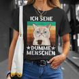 Office Humour Sarcasm Coffee Cat Ich Sehe Dupdy People T-Shirt Geschenke für Sie