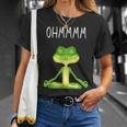 Ohmmmm With Saying Frog Meditation S T-Shirt Geschenke für Sie