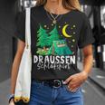 Outdoor Sleep I Camping Camping Scout Camper T-Shirt Geschenke für Sie