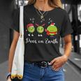 Peas On Earth Peace On Earth Christmas Pun Premium T-Shirt Gifts for Her