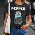 Pepper Costume Salt Pepper Matching Pair His Her T-Shirt Geschenke für Sie