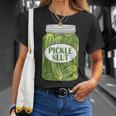 Pickle A Girl Who Loves Pickles Canning Food Quote T-Shirt Geschenke für Sie