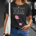 Pink Teapot And Cup TEA Chemistry Solution T-Shirt Gifts for Her