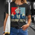 Pro Trump 2024 I'll Be Back Póster De Partidarios Republicanos Camiseta unisex Regalos para ella