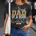 Proud Dad Of A 2025 Graduate Dad Graduation 2025 Father T-Shirt Gifts for Her