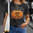 Pumpkin Pie Math Thanksgiving Pi Day Math Teacher Fall T-Shirt Gifts for Her
