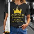 Queen Esther Empowering Happy Purim Feminist Costume T-Shirt Gifts for Her
