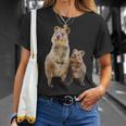 Quokka Australian Quokka With Baby T-Shirt Geschenke für Sie