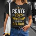 Rente 2025 Legend Leaves Terrain For Retirees T-Shirt Geschenke für Sie