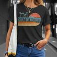Retro Golf Of Mexico Forever 1550 Liberal El Golfo De Mexico T-Shirt Geschenke für Sie