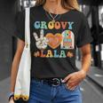 Retro Groovy Lala Grandma Hippie Family Matching T-Shirt Gifts for Her