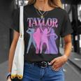 Retro Taylor First Name Personalized Birthday Girl Party T-Shirt Gifts for Her