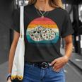 Retro Vintage Hognose Snake With Sunglasses Herpetology T-Shirt Gifts for Her