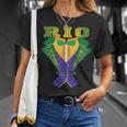 Rio Carnival Costume Brazil Rio De Janeiro Souvenir T-Shirt Geschenke für Sie