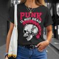 Rock And Roll Musik & Festival I Damen & Herren Punk Is Not Dead I Punker & Anarquía Para Punk Rock Small Camiseta unisex Regalos para ella