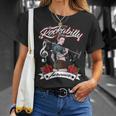 Rockabilly Girlintage Retro Rock N Roll Tattoo Pin Up T-Shirt Geschenke für Sie