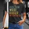 Roger Lustiger Spruch Nameorname T-Shirt Geschenke für Sie