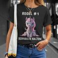 Rule 1 Snout Unicorn Sarcasm T-Shirt Geschenke für Sie