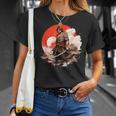 Samurai Hombres Guerrero Japonés Ninja Hombres Kawaii Camiseta unisex Regalos para ella