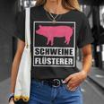 Schweine Flusterer Schweinebauer T-Shirt Geschenke für Sie