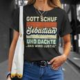 Sebastian Name Saying Gott Schuf Sebastian S T-Shirt Geschenke für Sie