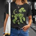 Shamrock Poodle Dog St Patrick's Day T-Shirt Gifts for Her